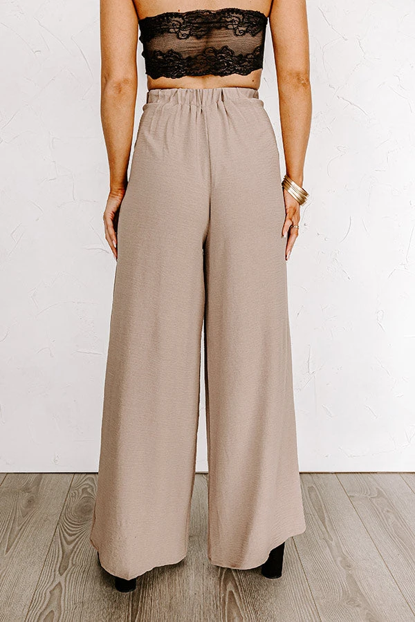 The Maddie High Waist Trousers In Taupe 6 The Maddie High Waist Trousers In Taupe - Image 4