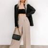 The Maddie High Waist Trousers In Taupe 1 The Maddie High Waist Trousers In Taupe -Chic Essence 2303167119000 2023042710381600 84f7d55ethe maddie high waist trousers in taupe