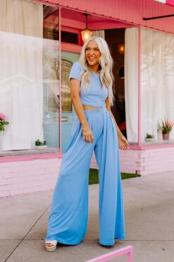 Divine Spark High Waist Pants In Sky Blue 11 Divine Spark High Waist Pants In Sky Blue -Chic Essence 2303226182000 2023040408015800 d6ab9c9cdivine spark high waist pants in sky blue