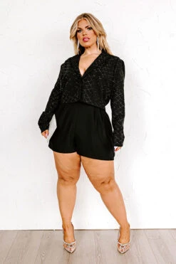 The Terrence Blazer In Black Curves
