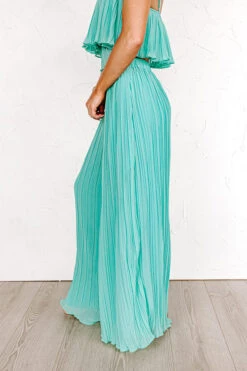 Visiting Italy Pleated Pants In Aqua -Chic Essence 2304217593000 2023043011455700 5aa4341avisiting italy pleated pants in aqua