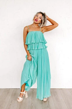 Visiting Italy Pleated Pants In Aqua -Chic Essence 2304217593000 2023043011455700 85d87046visiting italy pleated pants in aqua