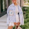 The Nabana Embroidered Denim Jacket -Chic Essence 2306278765000 2023070615454100 eafaaf65the nabana embroidered denim jacket