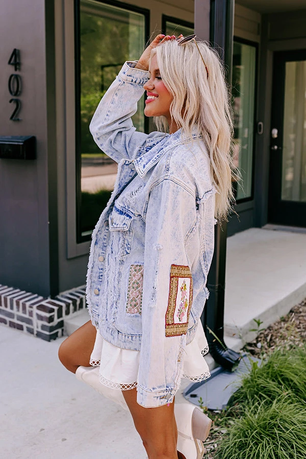 The Nabana Embroidered Denim Jacket 6 The Nabana Embroidered Denim Jacket - Image 4